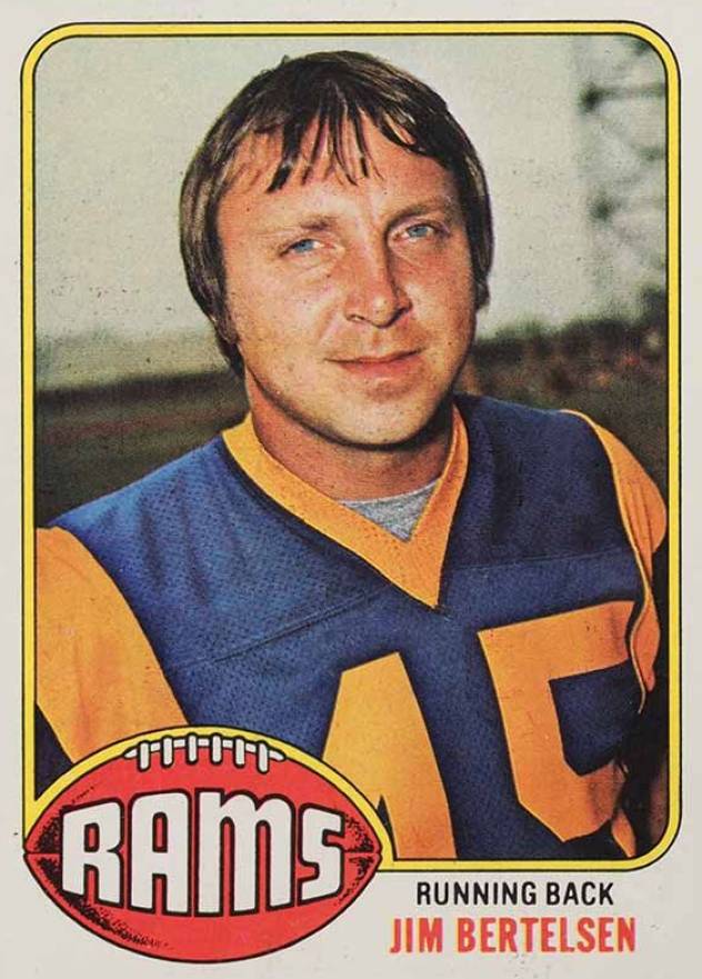 1976 Topps Jim Bertelsen #493 Football Card