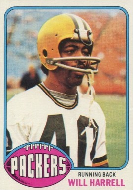 1976 Topps Will Harrell #483 Football Card