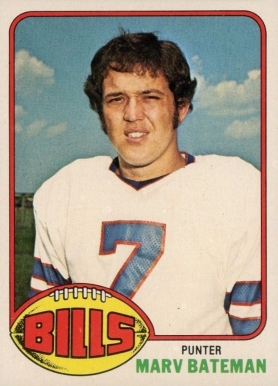 1976 Topps Marv Bateman #414 Football Card