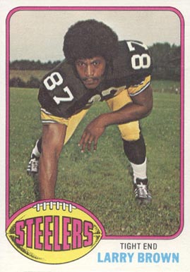 1976 Topps Larry Brown #381 Football Card