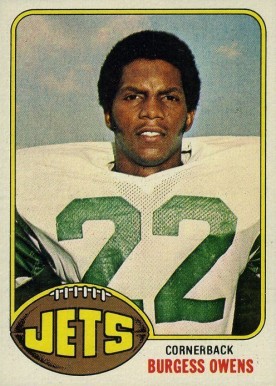 1976 Topps Burgess Owens #378 Football Card