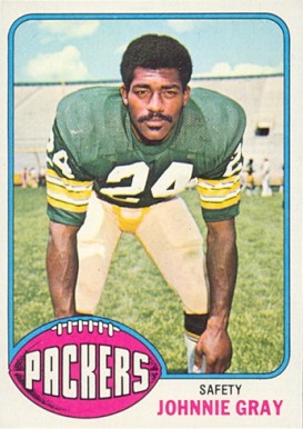 1976 Topps Johnnie Gray #41 Football Card