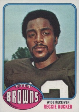 1976 Topps Reggie Rucker #45 Football Card