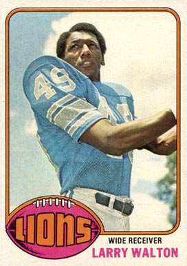 1976 Topps Larry Walton #106 Football Card