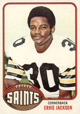 1976 Topps Ernie Jackson #122 Football Card