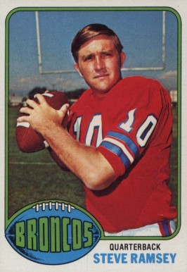 1976 Topps Steve Ramsey #156 Football Card