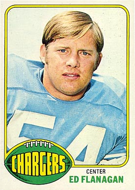 1976 Topps Ed Flanagan #157 Football Card