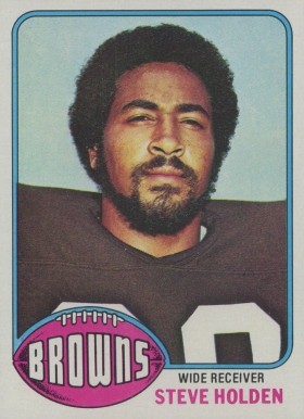 1976 Topps Steve Holden #167 Football Card