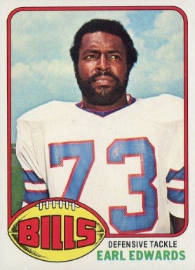 1976 Topps Earl Edwards #213 Football Card