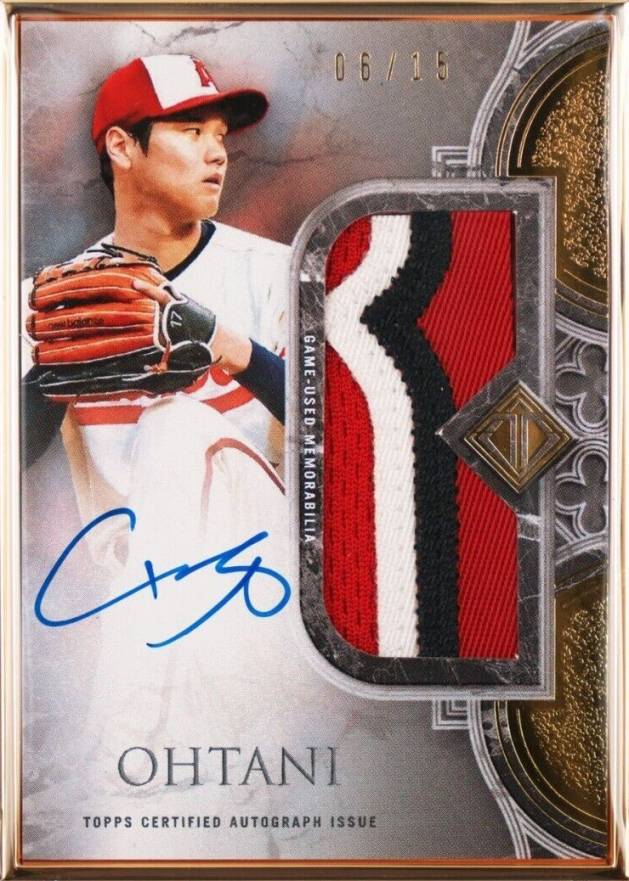 2023 Topps Transcendent Collection Transcendent Collection Patch Autographs Shohei Ohtani #SO Baseball Card