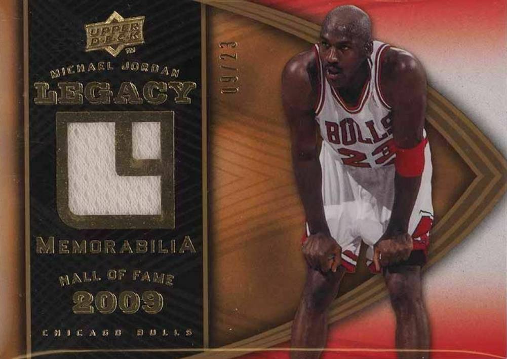 2008 Upper Deck Jordan Legacy Memorabilia Michael Jordan #MJ-68 Basketball Card