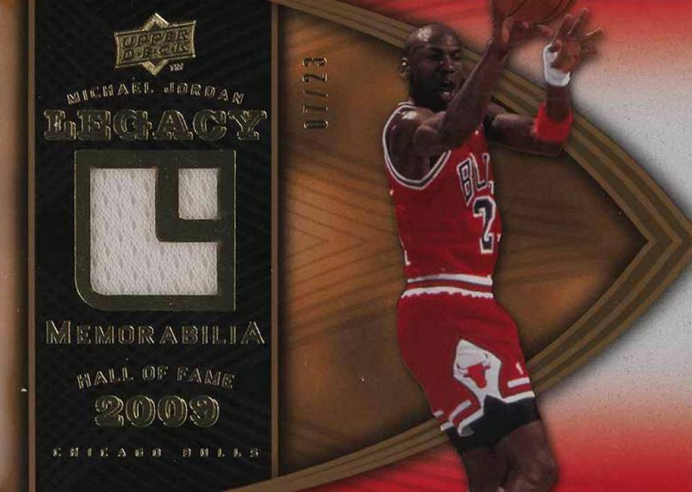 2008 Upper Deck Jordan Legacy Memorabilia Michael Jordan #MJ-51 Basketball Card