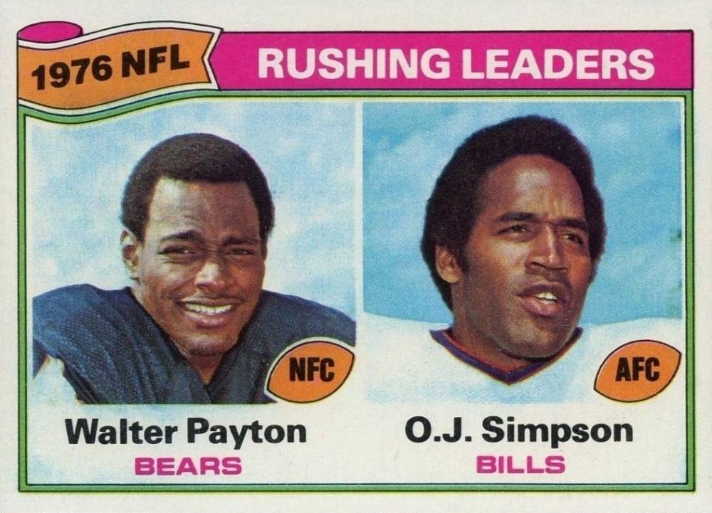 1977 Topps Rushing Leaders #3 Football Card