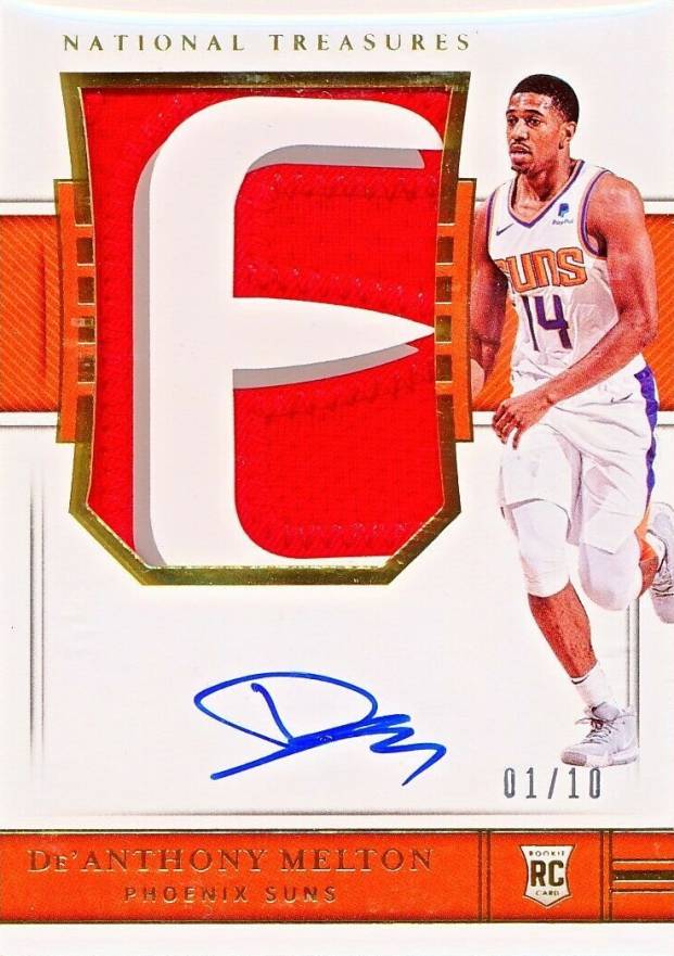 2018 Panini National Treasures DE'Anthony Melton #128 Basketball Card