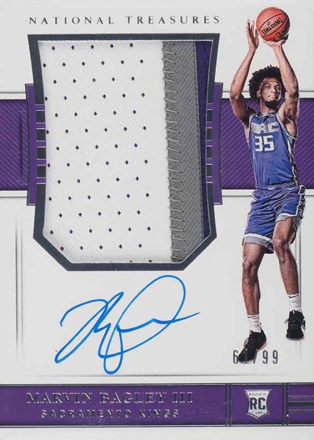 2018 Panini National Treasures Marvin Bagley III #137 Basketball Card