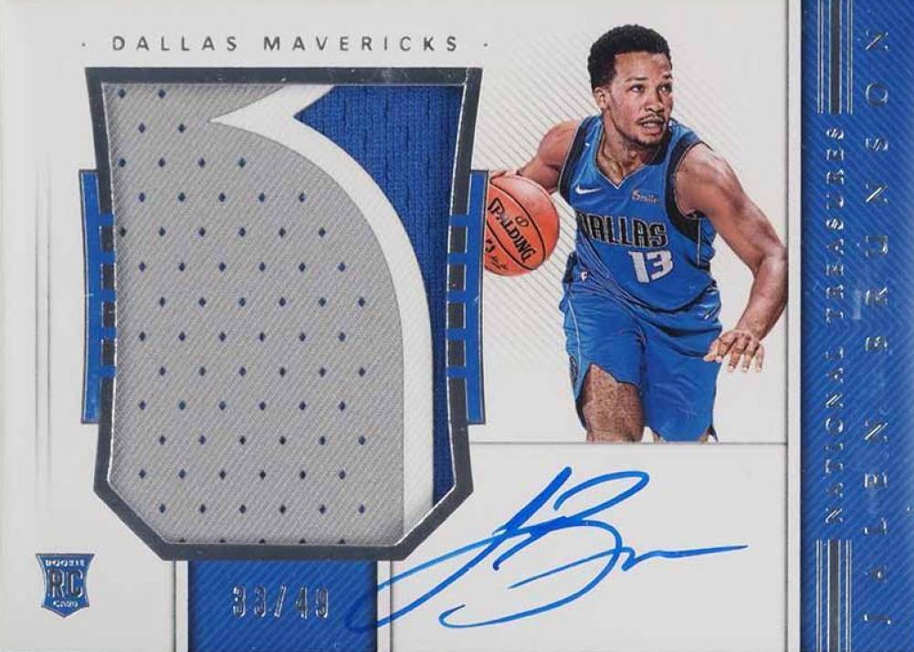 2018 Panini National Treasures Jalen Brunson #132 Basketball Card