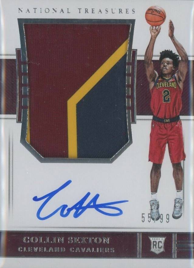 2018 Panini National Treasures Collin Sexton #108 Basketball Card