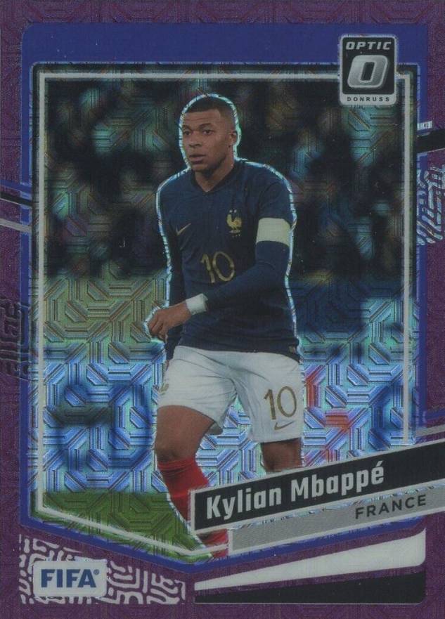 2023 Panini Donruss FIFA Kylian Mbappe #17 Soccer Card