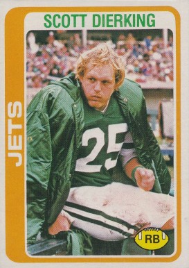 1978 Topps Scott Dierking #206 Football Card