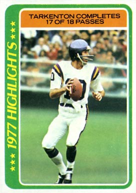 1978 Topps Fran Tarkenton #5 Football Card