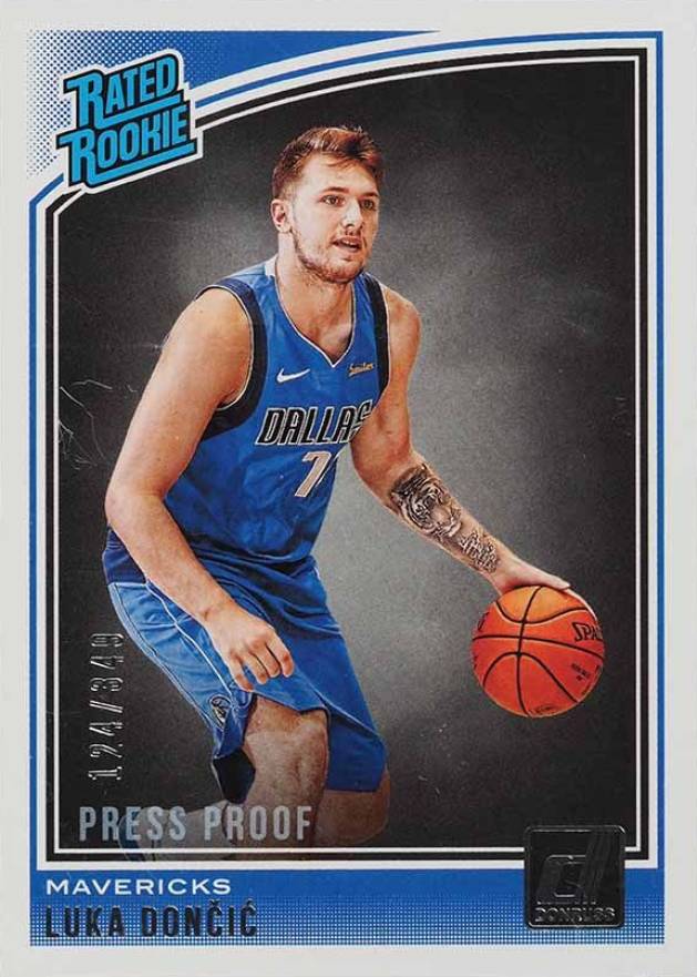 2018 Panini Donruss  Luka Doncic #177 Basketball Card