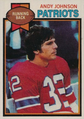 1979 Topps Andy Johnson #281 Football Card