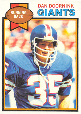 1979 Topps Dan Doornink #492 Football Card