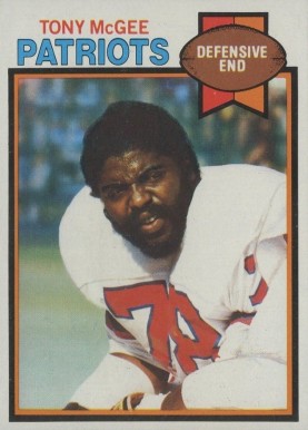 1979 Topps Tony Mcgee #441 Football Card