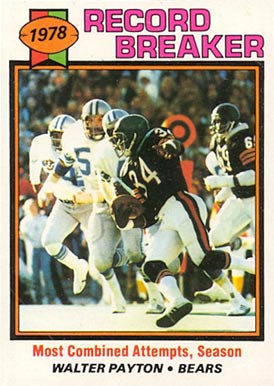 1979 Topps Walter Payton #335 Football Card