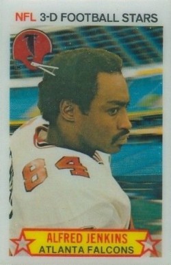 1980 Stop 'N' Go Alfred Jenkins #22 Football Card