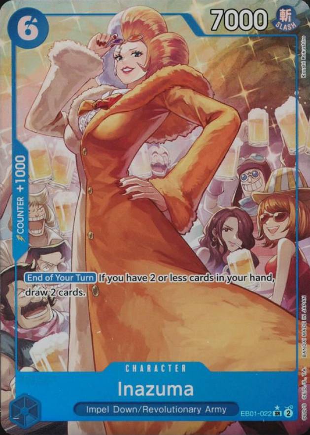 2024 One Piece Extra Booster -Memorial Collection- Inazuma #022 TCG Card