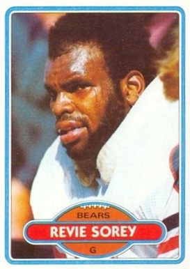 1980 Topps Revie Sorey #462 Football Card