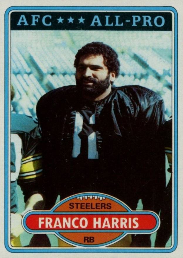 1980 Topps Franco Harris #400 Football Card