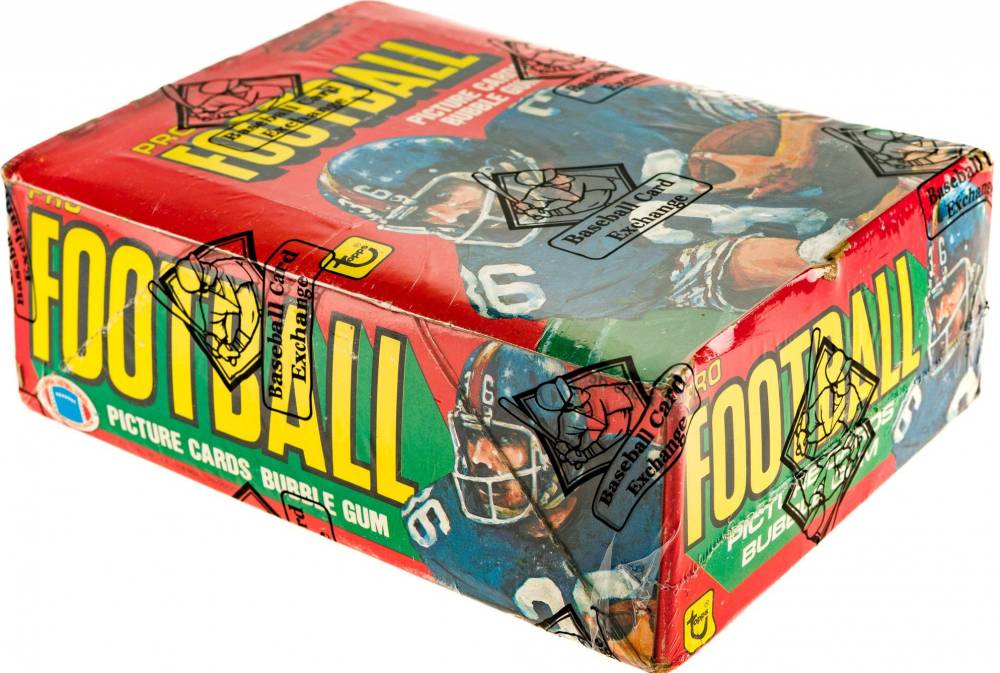 1980 Topps Wax Pack Box #WPB Football Card