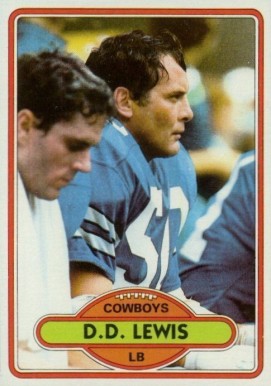 1980 Topps D.D. Lewis #373 Football Card