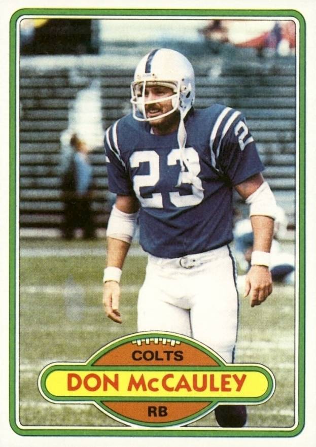 1980 Topps Don McCauley #314 Football Card