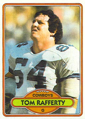 1980 Topps Tom Rafferty #300 Football Card