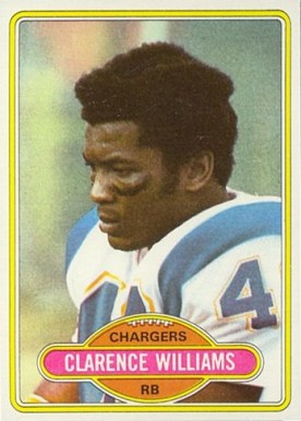 1980 Topps Clarence Williams #237 Football Card