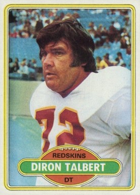 1980 Topps Diron Talbert #234 Football Card