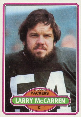 1980 Topps Larry McCarren #183 Football Card