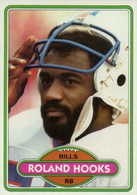 1980 Topps Roland Hooks #167 Football Card