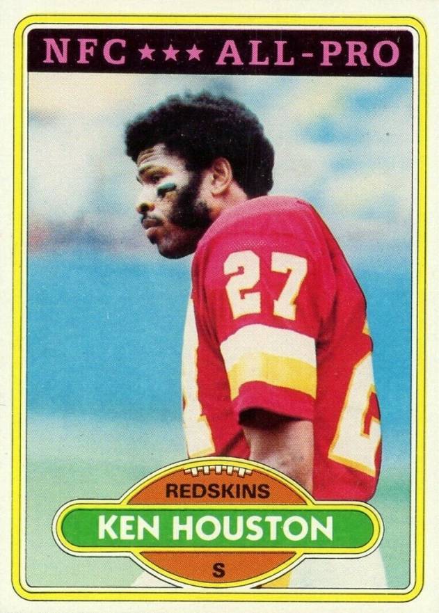 1980 Topps Ken Houston #145 Football Card