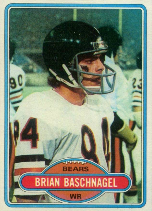 1980 Topps Brian Baschnagel #21 Football Card