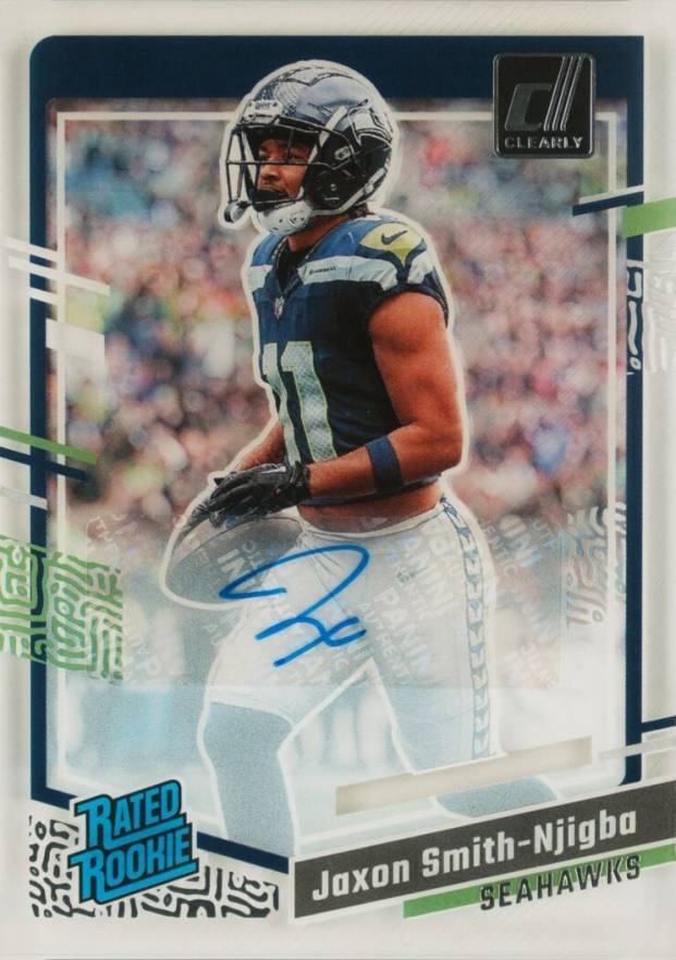 2023 Panini Clearly Donruss Jaxon Smith-Njigba #67 Football Card