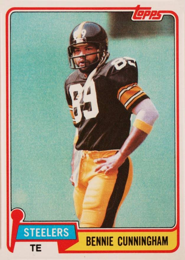 1981 Topps Bennie Cunningham #111 Football Card