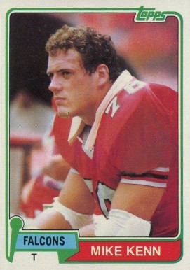 1981 Topps Mike Kenn #215 Football Card