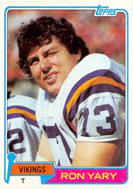 1981 Topps Ron Yary #402 Football Card