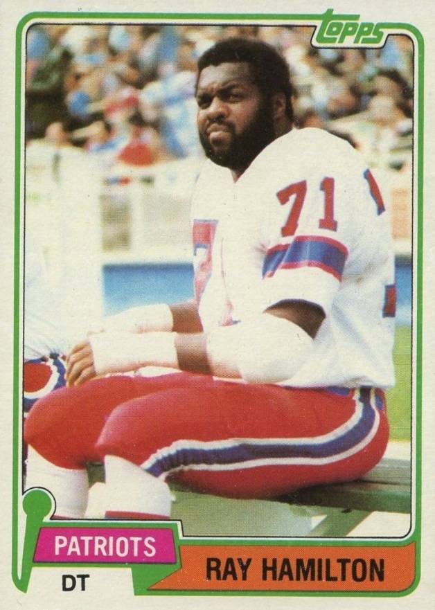 1981 Topps Ray Hamilton #396 Football Card