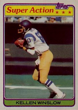 1981 Topps Kellen Winslow #524 Football Card