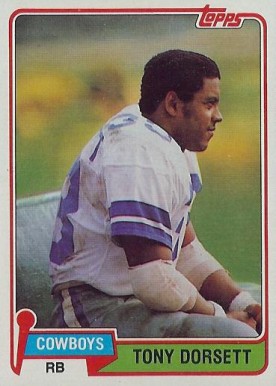 1981 Topps Tony Dorsett #500 Football Card